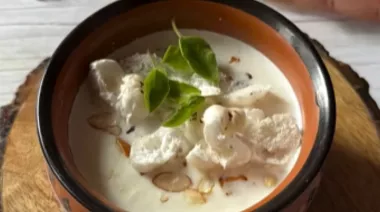 Coriander Seed Panjiri and Panchamrit Served for Janmashtami Puja 7